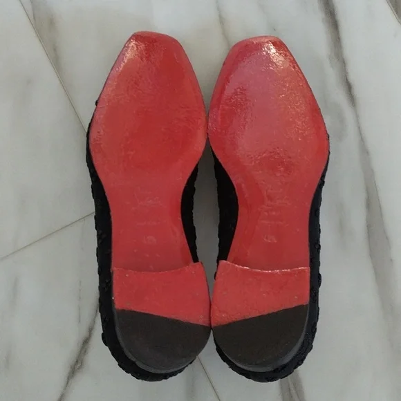 CHRISTIAN LOUBOUTIN Dandelion Flat Patent Jacquard Sky Loafer - Picture 3 of 6